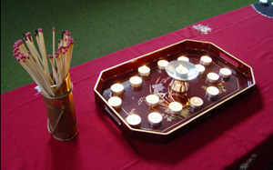 Candles at the Foy Society