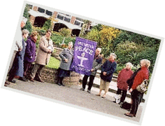 Peace Vigil, photo by John Hewerdine